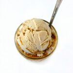 toasted oak ice cream with smoked sea salt & lapsang souchong caramel swirl