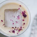 How to make a Japanese iced coffee at home - rose and cardamom infused drink