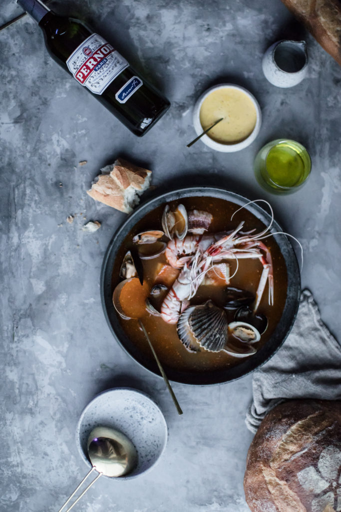 Pernod Bouillabaisse recipe fresh seafood Photo by Beth Kirby Local Milk Blog