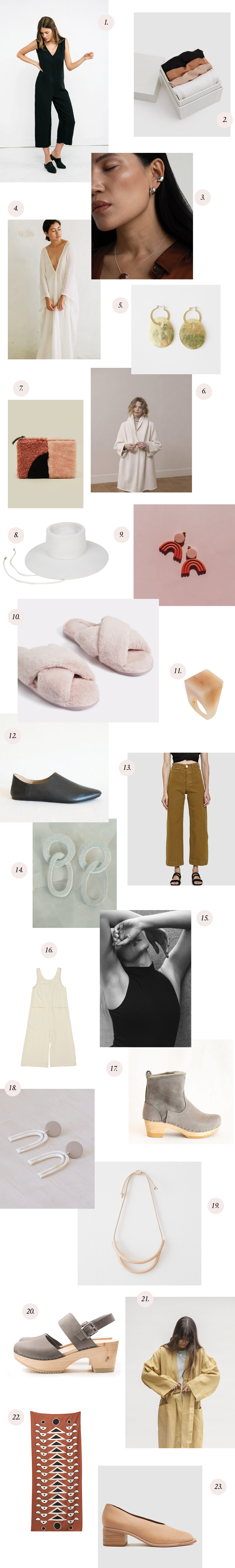 The 2018 Local Milk Blog Holiday and Christmas gift guide is full of beautiful, sustainable, minimalist, and hand-crafted ideas For Slow Fashion & Style for Her to suit every budget. We have gifts from artisans, makers, small shops, designers, and more. 