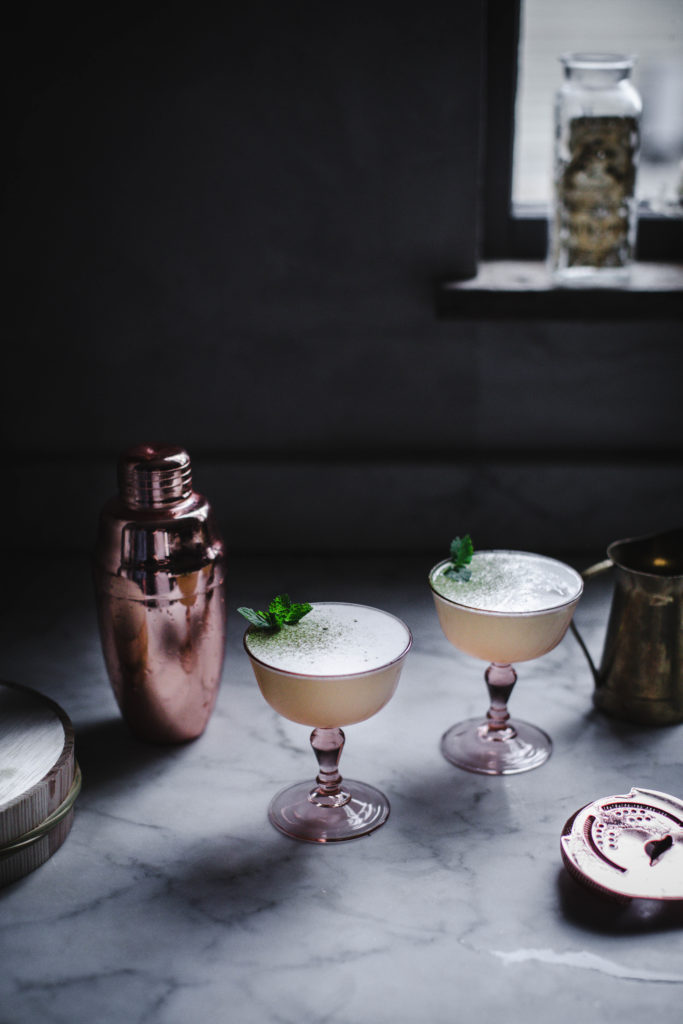 A CBD cocktail recipe for your New Year’s Eve holiday party! The CBD Mezcal Ume Sour, a smoky, tart winter drink made with simple syrup is a fun, unique new classic. | by Beth Kirby / Local Milk Blog
