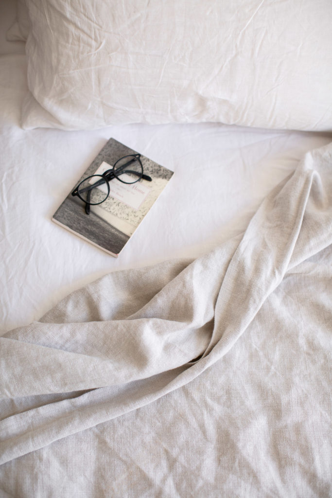 How to Design A Slow-Living Inspired Home from Ingredients LDN showcasing a neutral bedding set