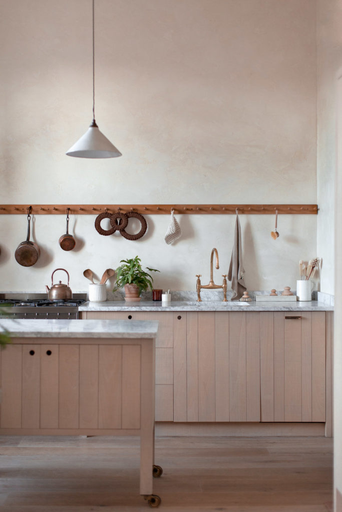 Kitchen design in a slow-living inspired home
