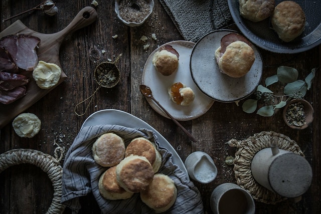 Fluffy, Flaky Buttermilk Biscuits From Scratch