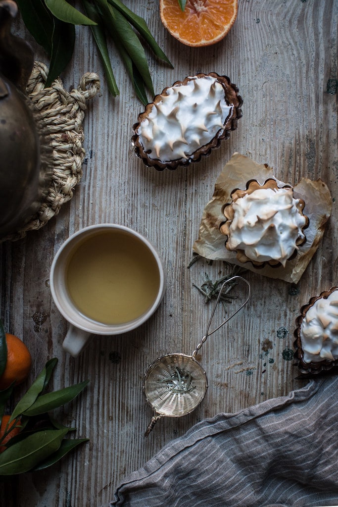 winter citrus meringue tarts