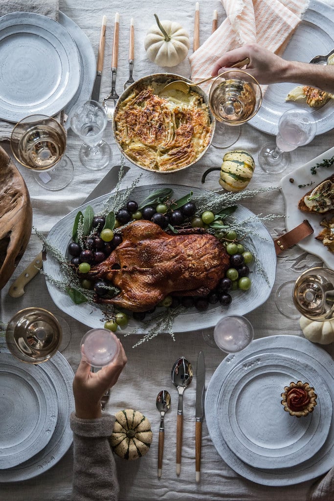 Modern Nostalgia | A Thanksgiving Table + Rose Apple Tart Recipe ...