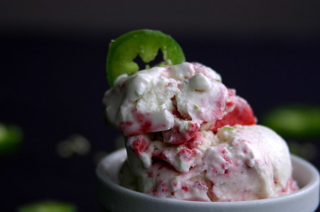 strawberry jalapeno ice cream natural