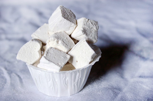 paper cup mini marshmallows