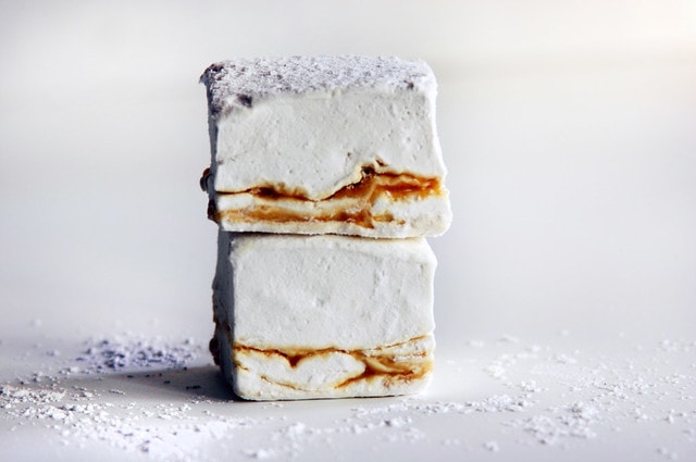 caramel marshmallow straight stack